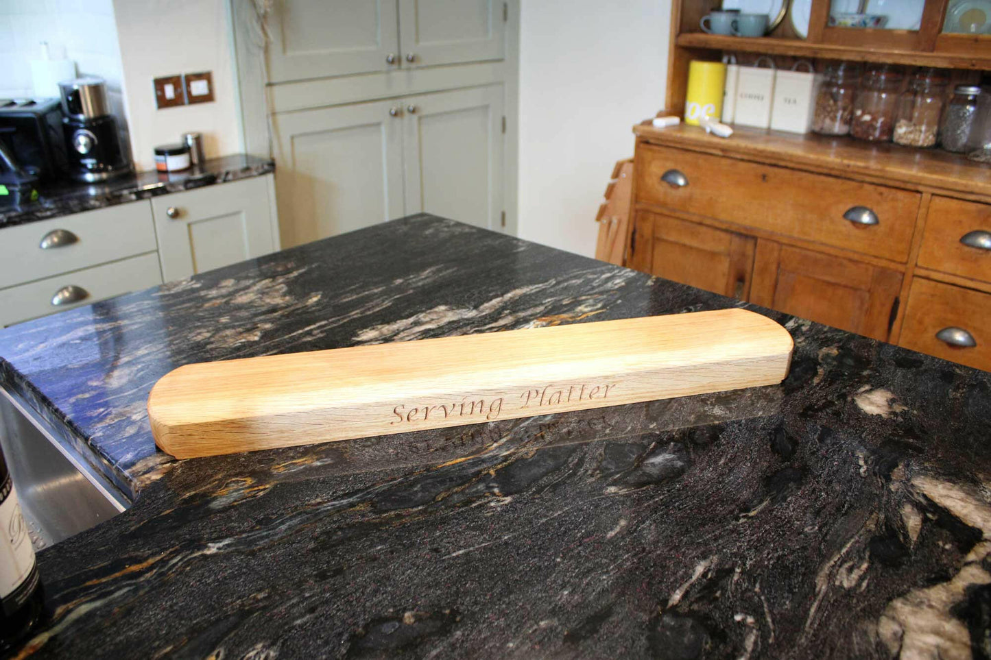 Hand Crafted Single Piece Oak Serving Platter
